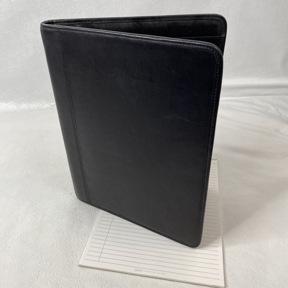 Vtg Coach Leather Slim Portfolio